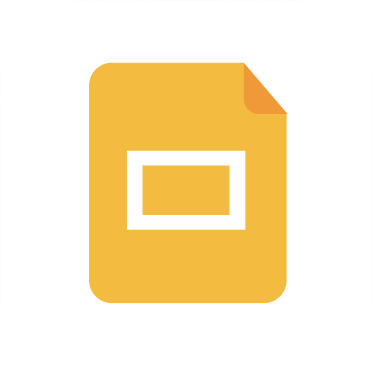Google Slides export icon